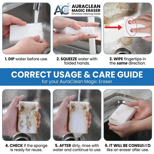 AR PRO™ Magic Eraser Cleaning Sponge — Pack of 3