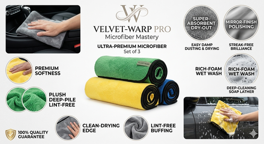 AR PRO™ Microfibre Cleaning Cloths — Pack of 5 (Reusable &amp; Lint-Free)